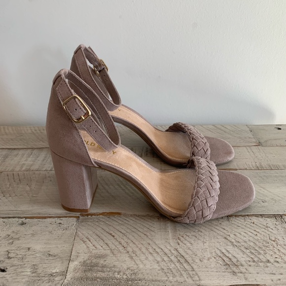 Old Navy Strappy Heels - Taupe - Picture 2 of 6